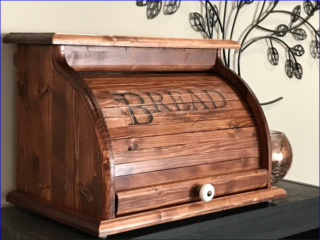Roll Top Breadbox Plan